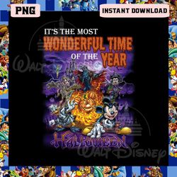 it's the most wonderful time of the year png, halloween mickey and friends png, spooky season png
