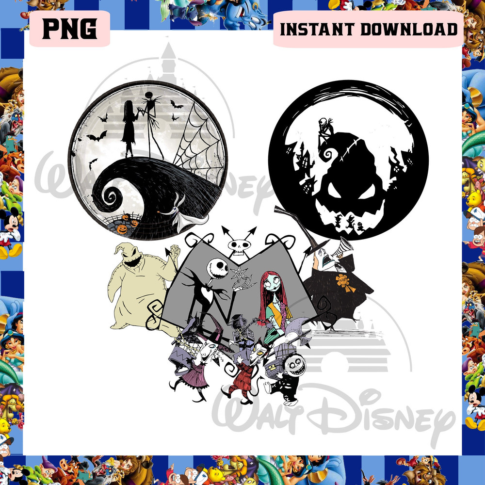 Nightmare Before Christmas Png, Jack And Sally Png, Halloween Character Png - 1.jpg