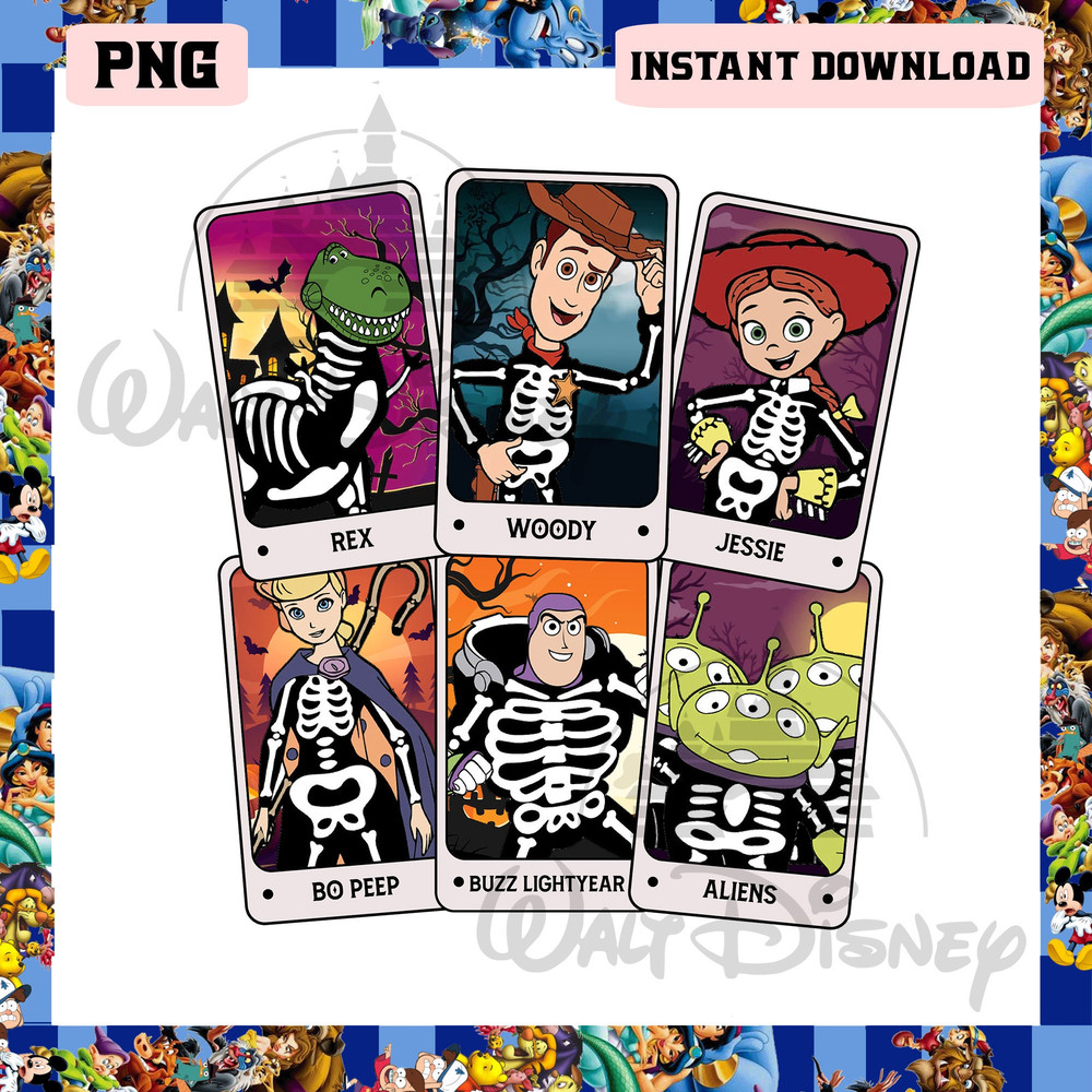 Toy Story Horror Tarot Card Png, Toy Story Character Halloween Png, Trick Or Treat Png - 1.jpg