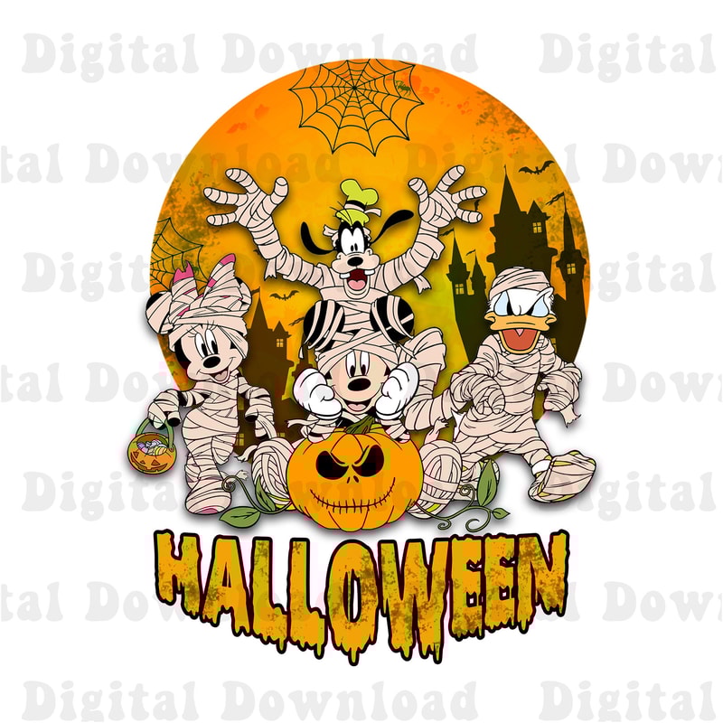 Halloween Mummy Mickey And Friends Png, Halloween Masquerade Png, Trick Or Treat Png, Png Files For Cricut Sublimation - 1.jpg