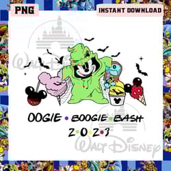 mickey oogie boogie bash 2023 png, mickey halloween party png, trick or treat png