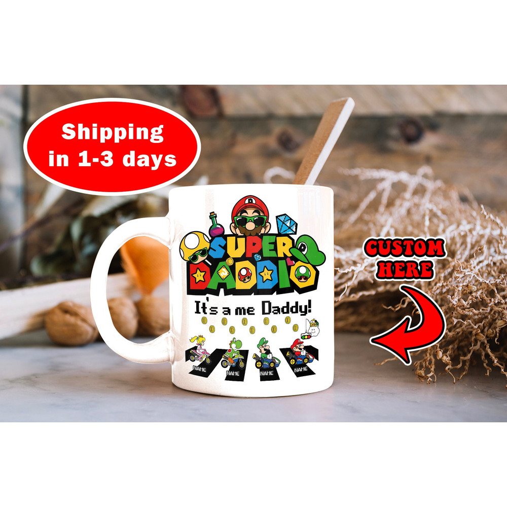 Personalized Super Daddio Coffee Mug, Best Dad Ever Mug, Funny Gift For Dad - 2.jpg