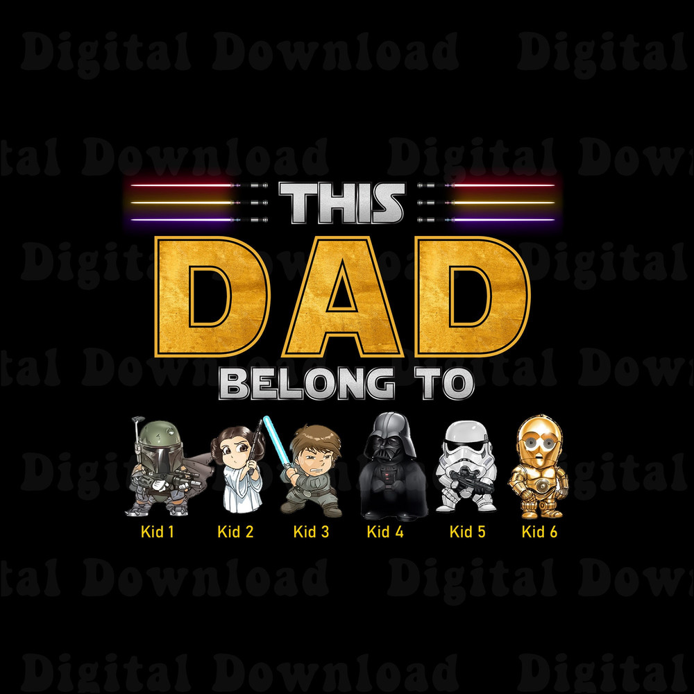 Personalized This Papa Belongs To Png, Funny Father's Day Png, Custom Kid Name Png, Dad Jokes Png - 1.jpg