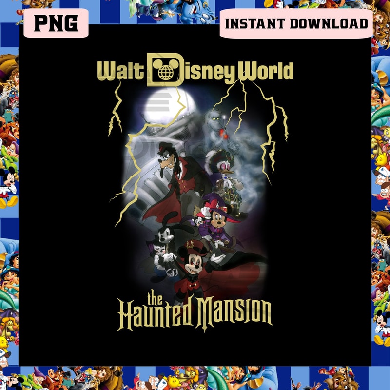 The Haunted Mansion Png, Mickey And Friends Halloween Png, Magic Kingdom Halloween Png - 1.jpg