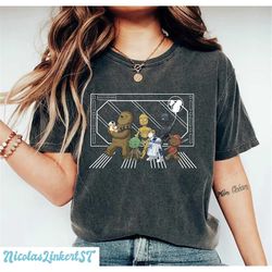 star war character shirt, star wars shirt, galaxys edge shirt, baby yoda shirt, r2d2 and bb8 shirt, disney comfort color