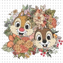 Family Vacation Png, Chipmunk Floral Png, Wild Flowers Png, Family Trip Png, Vacay Mode Png, Family Trip Shirt, Png Subl