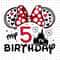 My 5th Birthday Svg, 5th Svg, Gifts for 5 Year, 5th Birthday Svg, Birthday Svg, Bday Shirt Svg, It's My Birthday Svg, Mouse Birthday Svg - 1.jpg