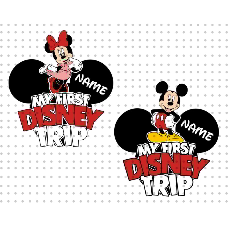 My First Trip Svg, Family Vacation Svg, Family Trip Svg, Magical Kingdom Svg, Mouse Custom Svg, Mouse Trip Svg, Family Vacation Shirt Svg - 1.jpg