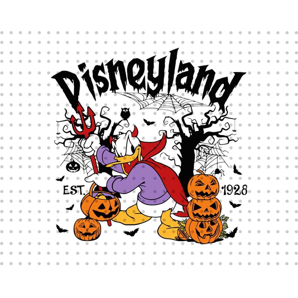 Retro Halloween Svg, Duck Halloween Svg, Trick Or Treat Svg, Halloween Pumpkin Svg, Spooky Vibes Svg, Boo Svg, Fall Svg, Halloween Shirt Svg - 1.jpg
