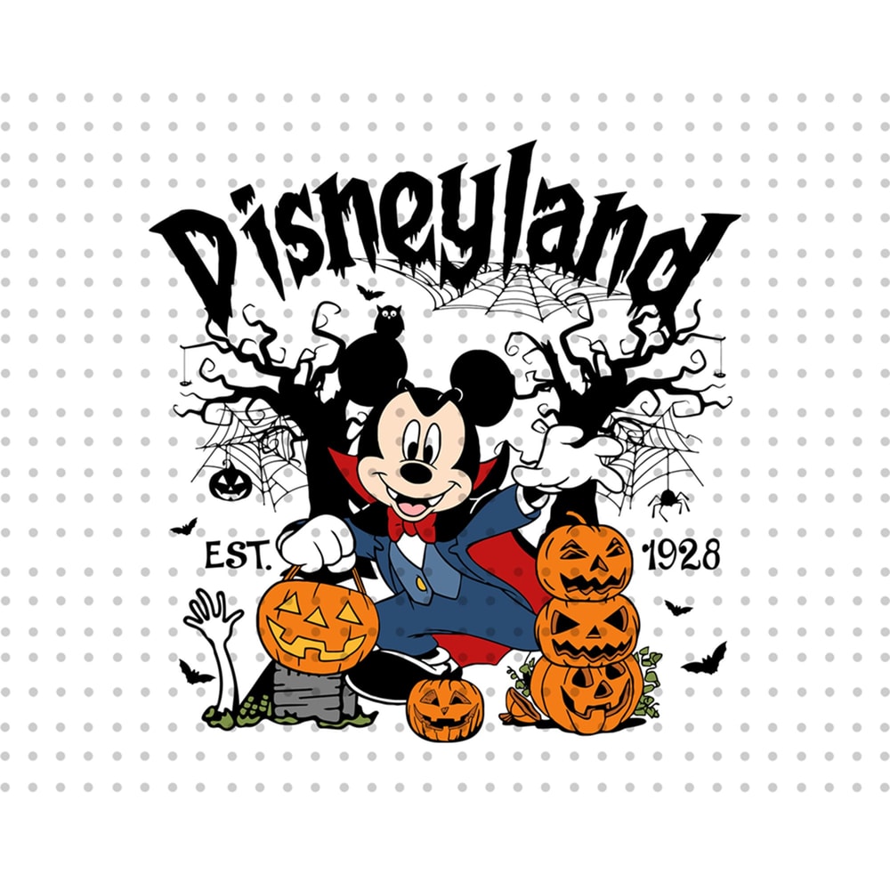 Retro Halloween Svg, Mouse Halloween Svg, Trick Or Treat Svg, Halloween Pumpkin Svg, Spooky Svg, Boo Svg, Fall Svg, Halloween Shirt Svg - 1.jpg