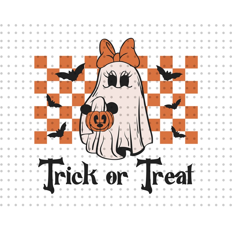 Trick Or Treat Svg, Retro Halloween Svg, Halloween Svg, Duck Halloween Svg, Spooky Vibes Svg, Boo Svg, Fall Svg, Halloween Shirt Svg - 1.jpg