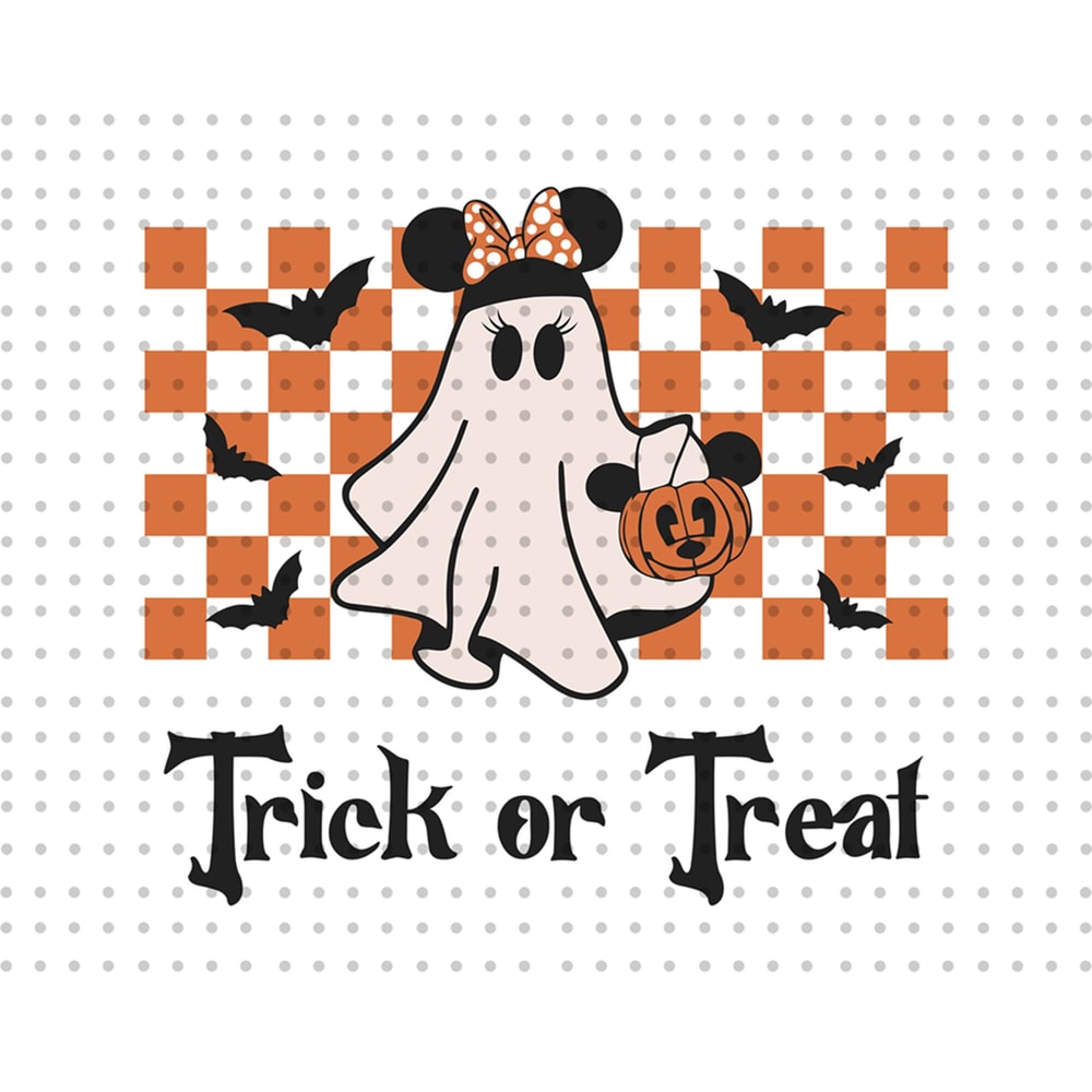 Trick Or Treat Svg, Retro Halloween Svg, Halloween Svg, Mouse Halloween Svg, Spooky Vibes Svg, Boo Svg, Fall Svg, Halloween Shirt Svg - 1.jpg