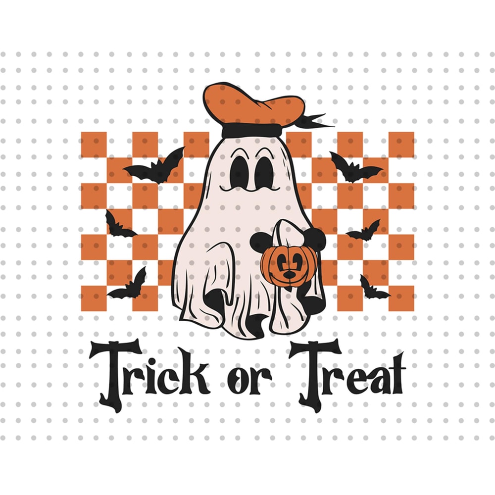 Trick Or Treat Svg, Retro Halloween Svg, Halloween Svg, Duck Halloween Svg, Spooky Vibes Svg, Boo Svg, Fall Svg, Halloween Shirt Svg - 1.jpg