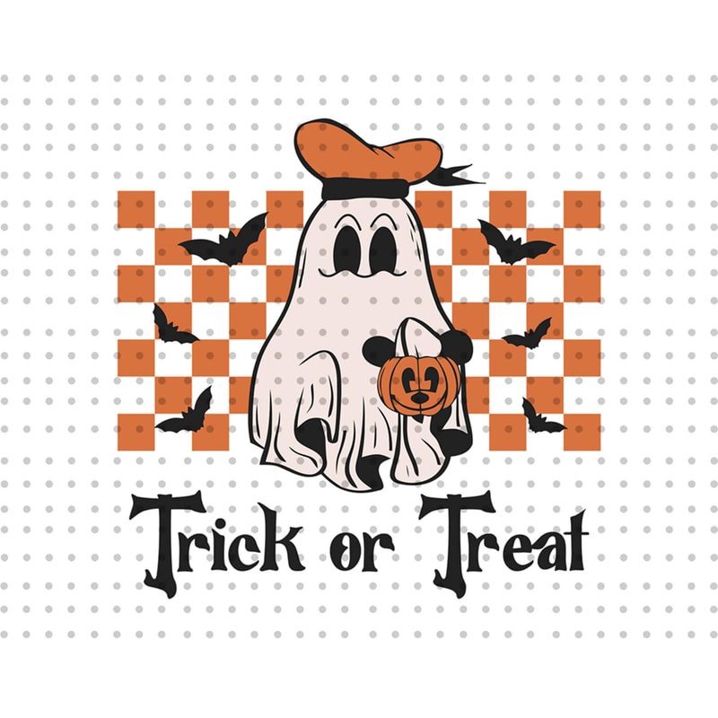 Trick Or Treat Svg, Retro Halloween Svg, Halloween Svg, Duck Halloween Svg, Spooky Vibes Svg, Boo Svg, Fall Svg, Halloween Shirt Svg - 1.jpg