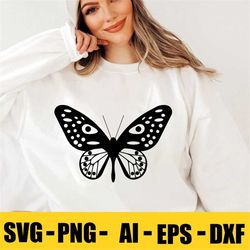 butterfly svg, cricut, silhouette, butterfly, dxf, png,ai, eps, cut file, clipart