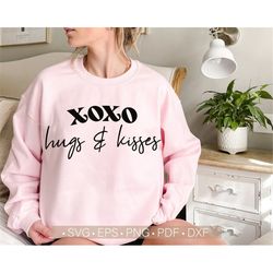 xoxo svg, hugs and kisses svg, valentines day svg cut file for cricut, valentine svg, valentines shirt svg,png,eps,dxf,p