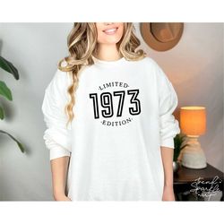 limited edition 1973 svg, png, hello fifty svg, 50th birthday svg, 50th birthday shirt svg, fifty birthday svg, 1973 shi
