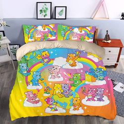 care bears bedding sets, care bears bedding, care bears movie,  bedroom decor, decorations for home bedding sets