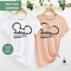 making magical memories together shirt, magical memories shirt, disney travel shirts, disneyland trip shirts, disney fam
