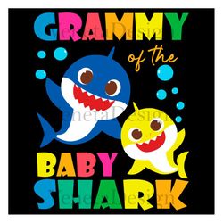grammy of the baby shark svg, trending svg, baby shark svg, shark svg, grammy shark svg, grammy svg, grandma shark svg,