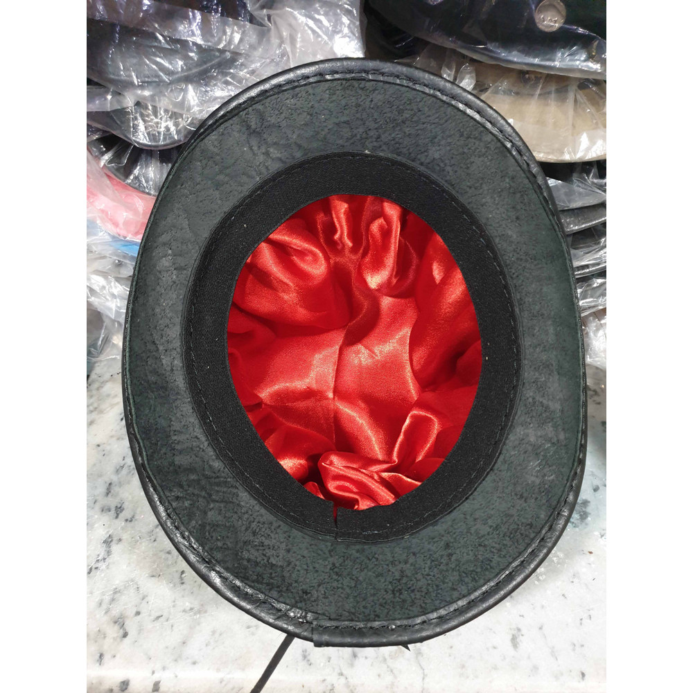 Steampunk Madhatter Crocodile Leather Top Hat (19).jpg
