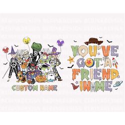 Bundle You've Got A Friend In Me PNG, Halloween Png, Spooky Png, Trick Or Treat Png, Halloween Skeleton Masquerade, Cust