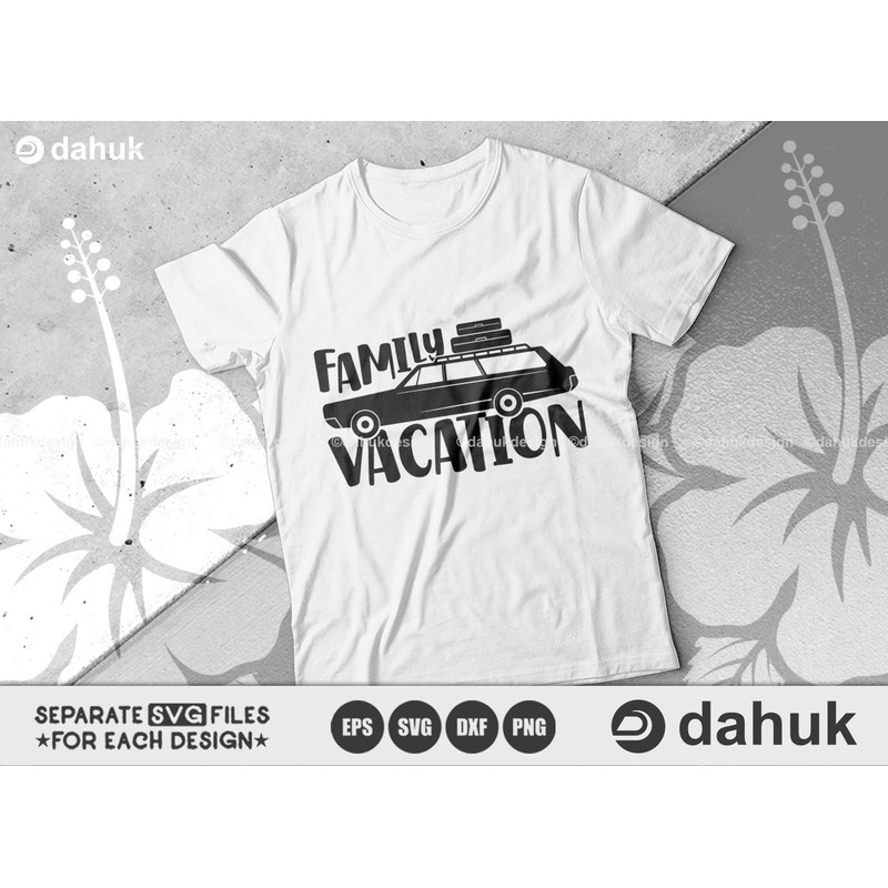 Family Vacation Station Wagon SVG, Station Wagon Svg, Vacation SVG, Family Vacation, Road Trip, Old fashioned station wagon, Cut file - 1.jpg