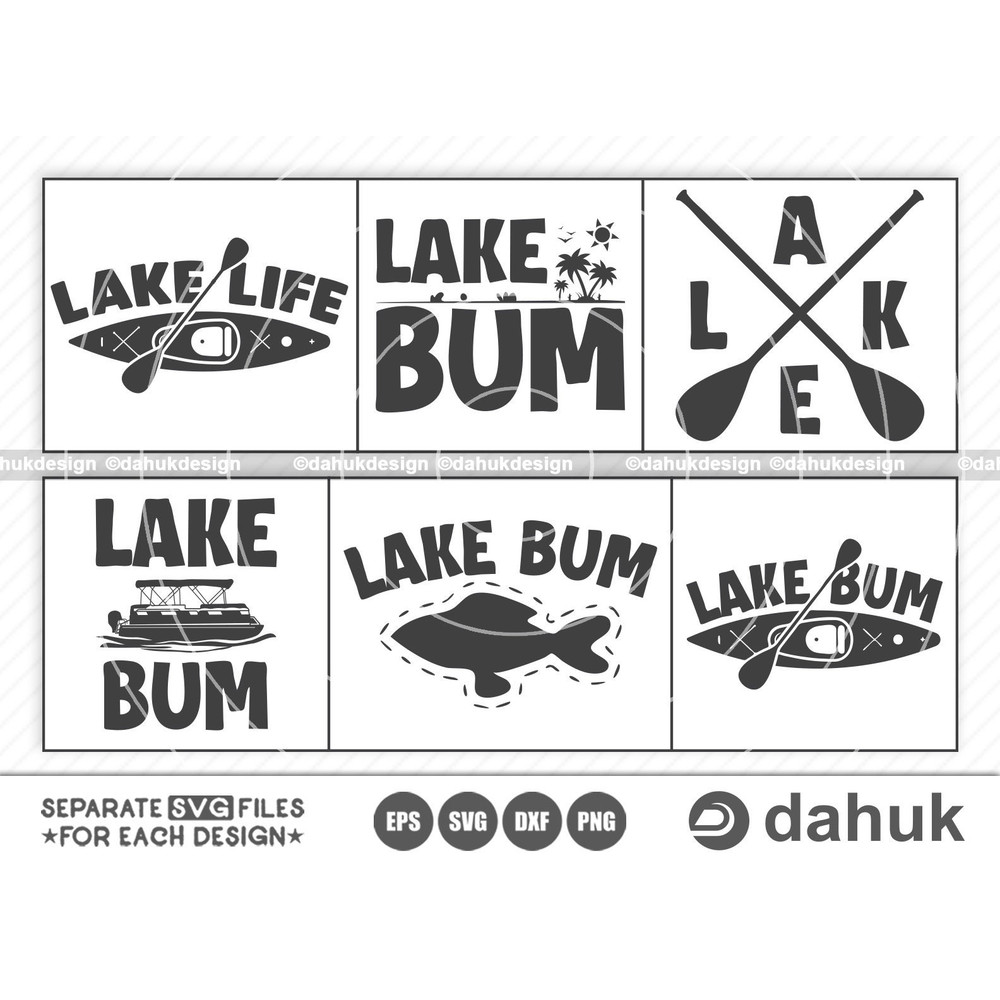 Lake SVG Bundle #VO1, Lake Life SVG, Lake Bum SVG, Lake Shirt, Lake bum sweatshirt, Lake Bum Tee, Lake Life svg, Cut file, for silhouette - 1.jpg