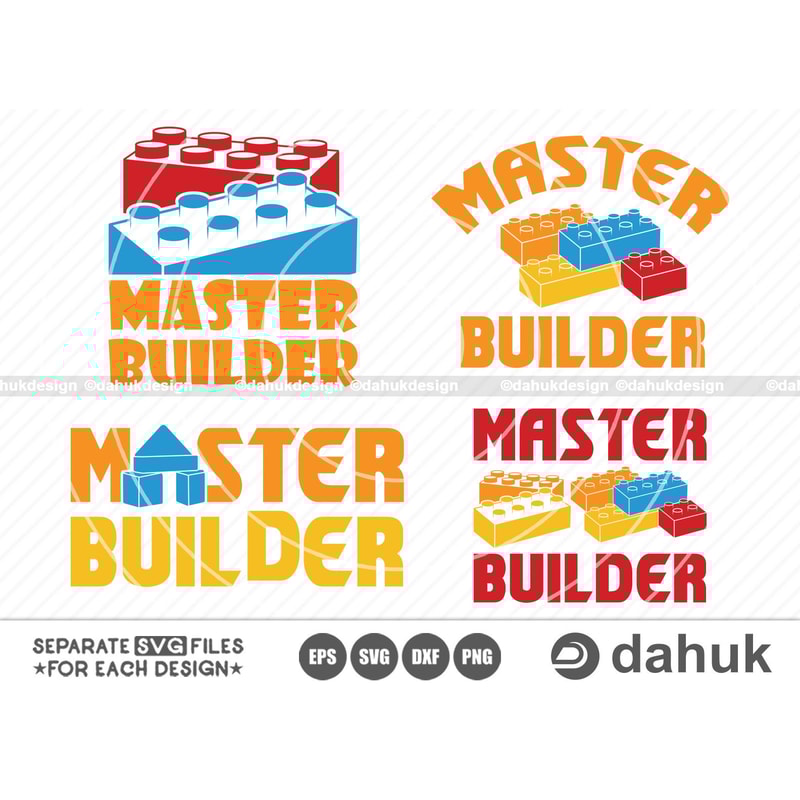Master Builder SVG, Vector Toy Bricks, Blocks Vector, Toy Bricks Clip-art, Building Blocks SVG, Cut file, for silhouette, svg, eps, dxf, png - 1.jpg