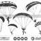 Paragliding SVG, Paragliding vector, paraglider clipart, Paragliders design vector, Flying Paragliding Silhouettes, Paragliding, png, dxf - 1.jpg