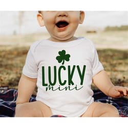 lucky mini, svg, png, st patricks day svg, irish svg, lucky mama svg, lucky shirt svg, one lucky mini svg, lucky svg, fi