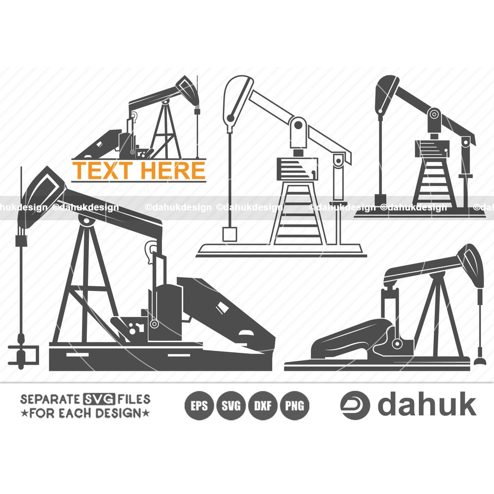 Pumpjack SVG, Oil Pumpjack SVG, Oil Field Svg, Oil Pump, Petroleum Pum, Cut file, for silhouette, svg, eps, dxf, png, clipart cricut - 1.jpg
