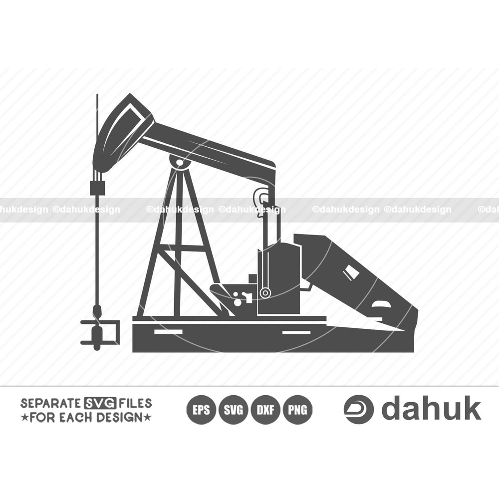 Pumpjack SVG, Oil Pumpjack SVG, Oil Field Svg, Oil Pump, Petroleum Pum, Cut file, for silhouette, svg, eps, dxf, png, clipart cricut - 2.jpg