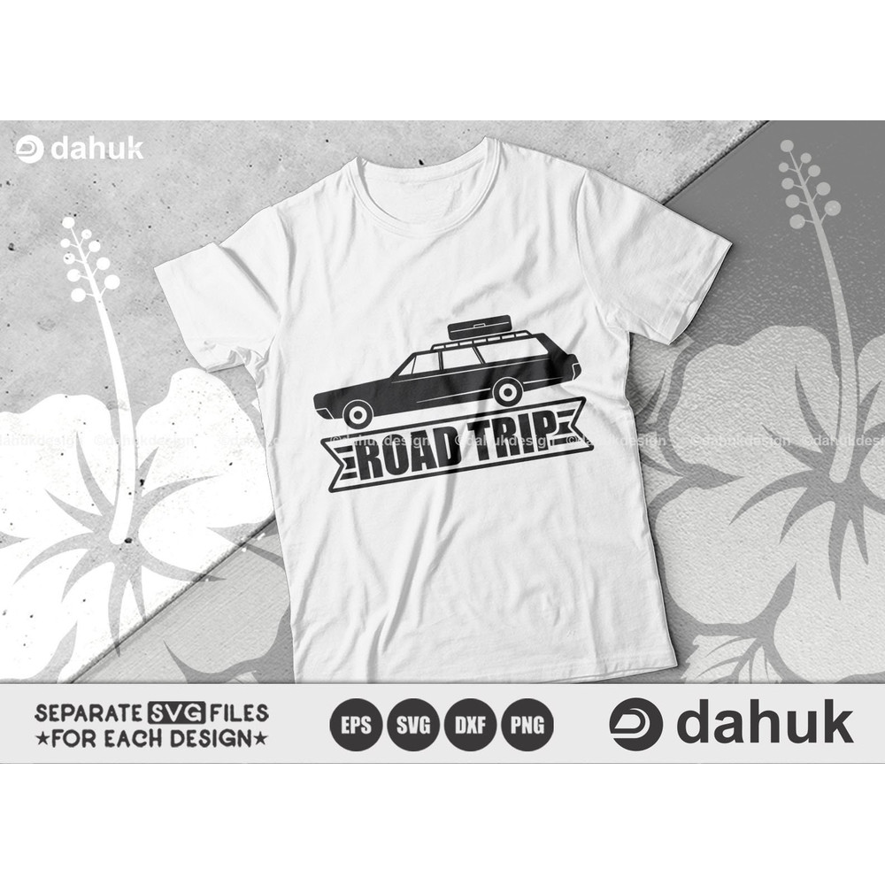 Road Trip Station Wagon SVG, Station Wagon SVG, Vacation SVG, Family Vacation, Road Trip, Old fashioned station wagon, Cut file - 1.jpg