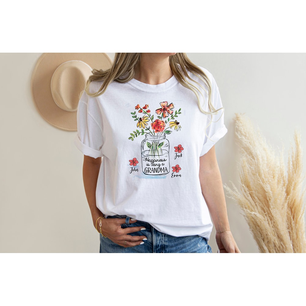 Custom Mom Shirt, Grandma Gift, Mother days Gift, New Mom Gift, Mama Shirt, Personalized Flower shirt, Custom Mom Shirt, Custom Flower Shirt - 4.jpg