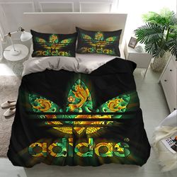 adidas logo bedding sets, adidas bedding, bedroom decor, decorations for home bedding sets, bedding luxury