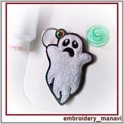 Key Fob In The Hoop Machine Embroidery Design ITH