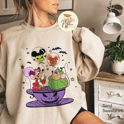disney halloween shirt, jaq and gus halloween shirt, jaq and gus disney balloons shirt, disney halloween balloons shirt,