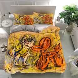 graffiti bedding sets painting, graffiti bedding, bedroom decor, decorations for home bedding sets, bedding luxury