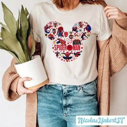 spider man mickey head shirt, peter parker, superhero shirt, mickey marvel shirt, spiderman tee, avengers shirt, disneyl