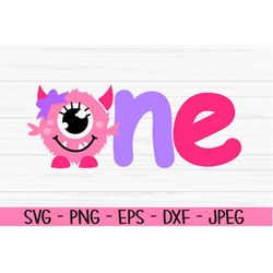 one birthday monster svg, halloween svg, baby kids svg, cake topper, Dxf, Png, Eps, Cut file, Cricut, Silhouette, Print,