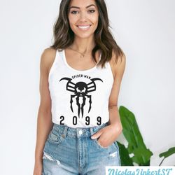 spidey 2099 tank top, vintage spider-man 2099 tanks, spider-man across the spider-verse shirt, marvel comics tank, mcu t
