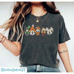 disneyland halloween shirt, mickey and friends halloween shirt, trick or treat shirt, disney skeleton shirt, comfort col