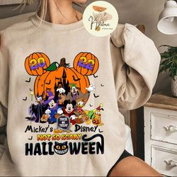 disney halloween vintage shirt, mickey not so scary halloween party shirt, mickey and friends halloween shirt, disney ha