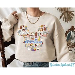 disney pixar ratatouille sweatshirt, remy ratatouille hoodie, ratatouille mickey head shirt, matching epcot shirt, anyon