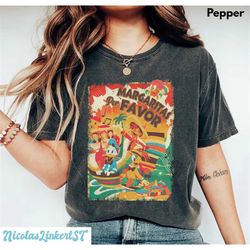 vintage margaritas por favor comfort colors shirt, retro the three caballeros shirt, matching epcot shirt, disney margar