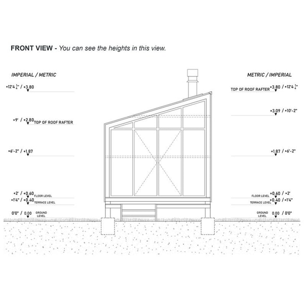 Modern Cabin House Plans,10x18, Cottage Floor Plans ,1 bedro | Inspire ...