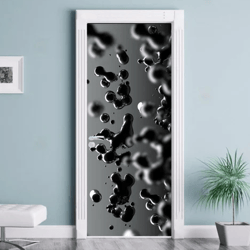 3D DOOR STICKER Door Decoration Door Wallpaper Peel and Sticker Door Furniture Sticker Adhesive