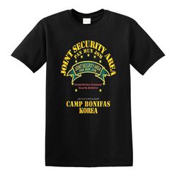 army joint security area camp bonifas korea t-shirt