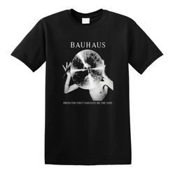bauhaus tee, bauhaus unisex t-shirt, press eject and give me the tape